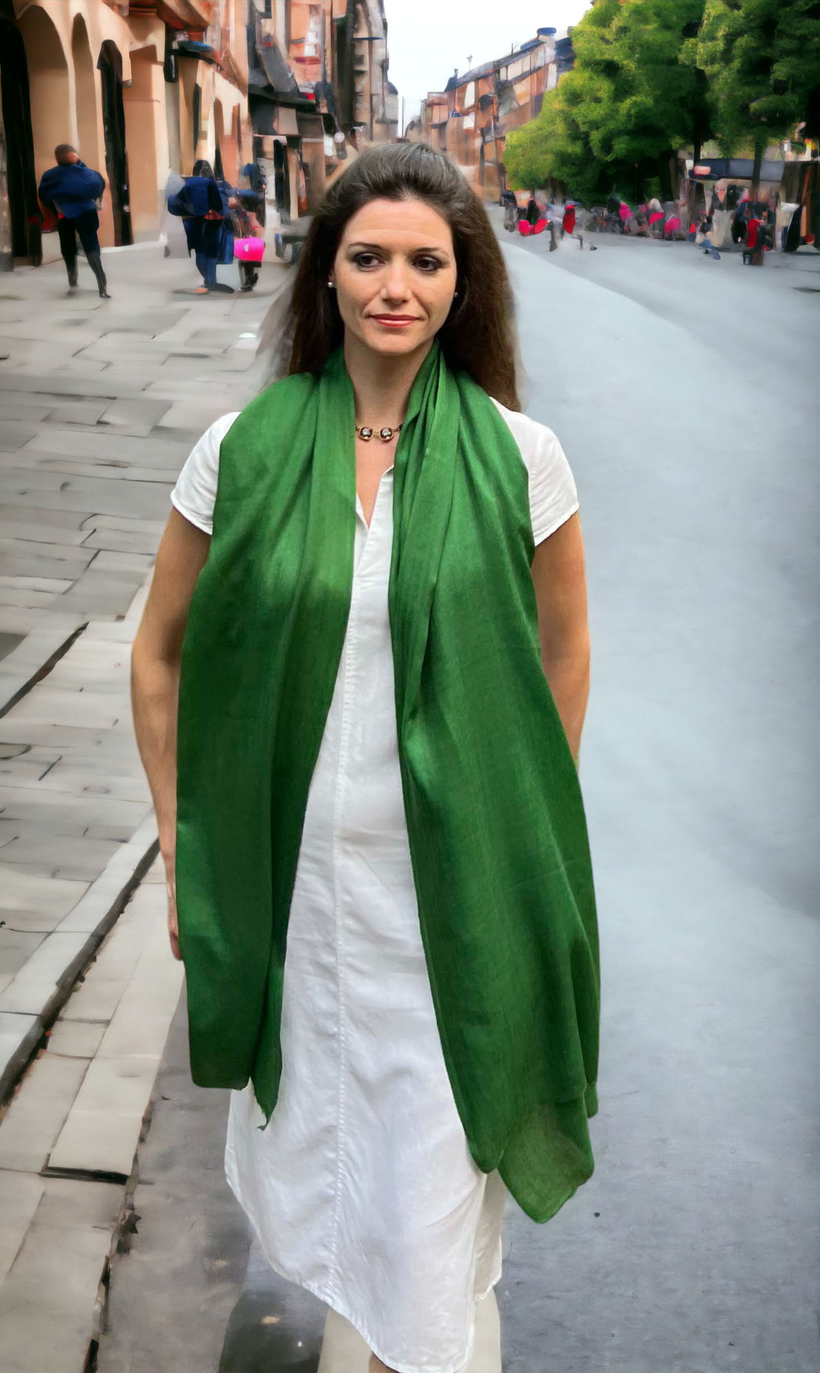 Emerald Green - Wool Scarf